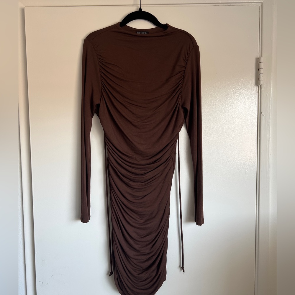 Naked Wardrobe Backless Dress